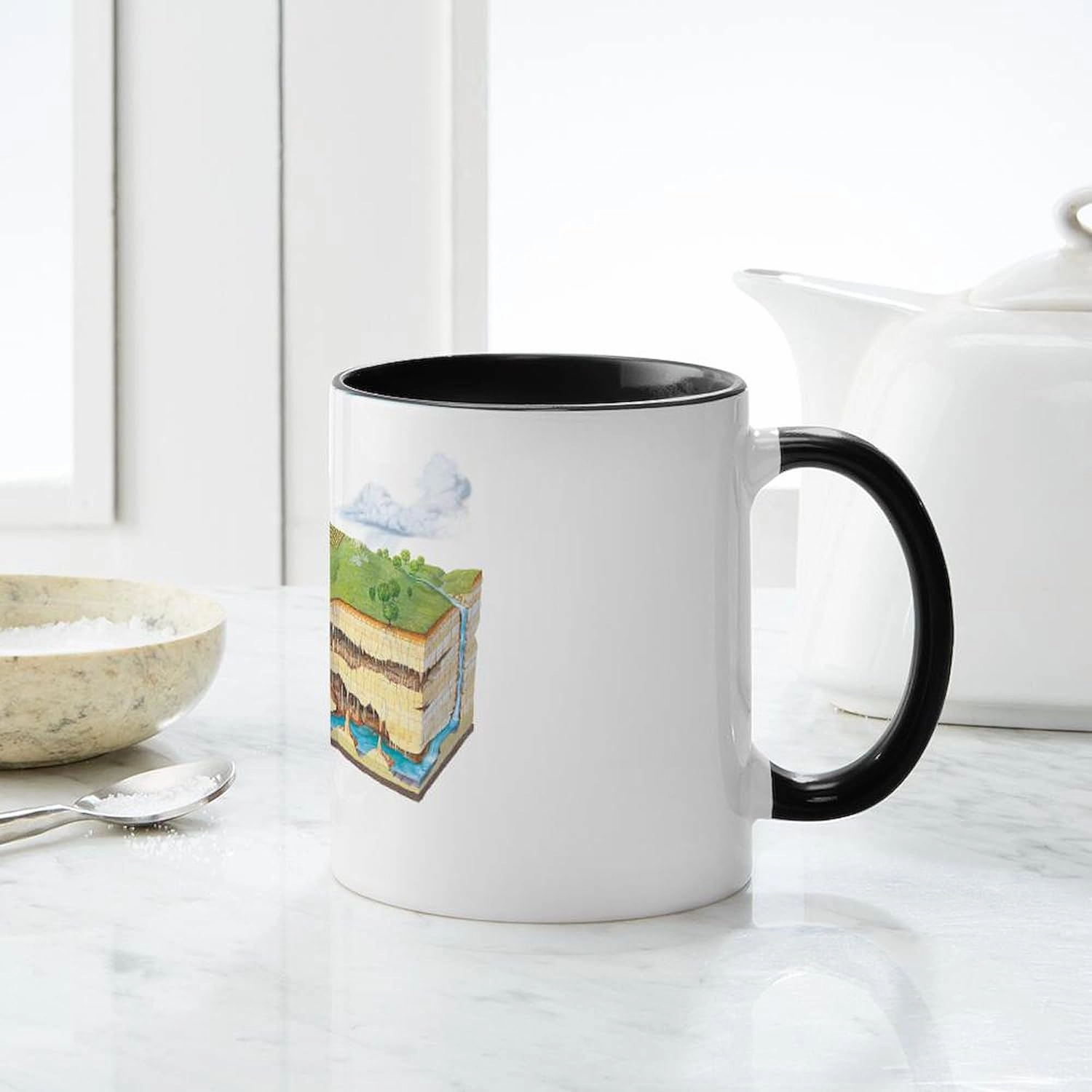 CafePress Karst Landscape Geology Mug 11 oz (325 ml) Ceramic Coffee Mug