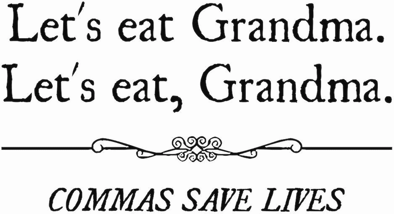 CafePress Let's Eat Grandma Commas Save Lives Mugs 11 oz (325 ml) Ceramic Coffee Mug