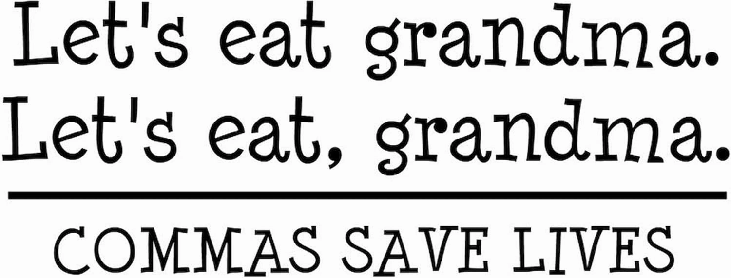 CafePress Lets Eat Grandma. Commas Save Lives Mugs 11 oz (325 ml) Ceramic Coffee Mug