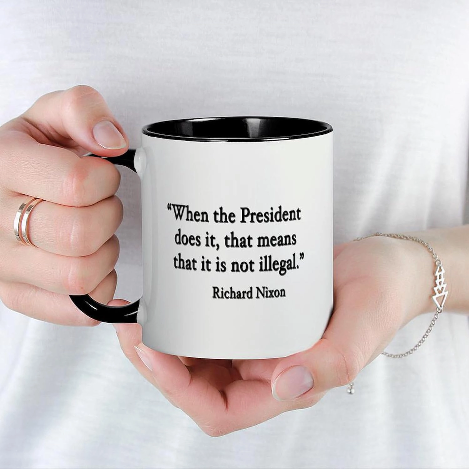 CafePress Nixon Mug 11 oz (325 ml) Ceramic Coffee Mug