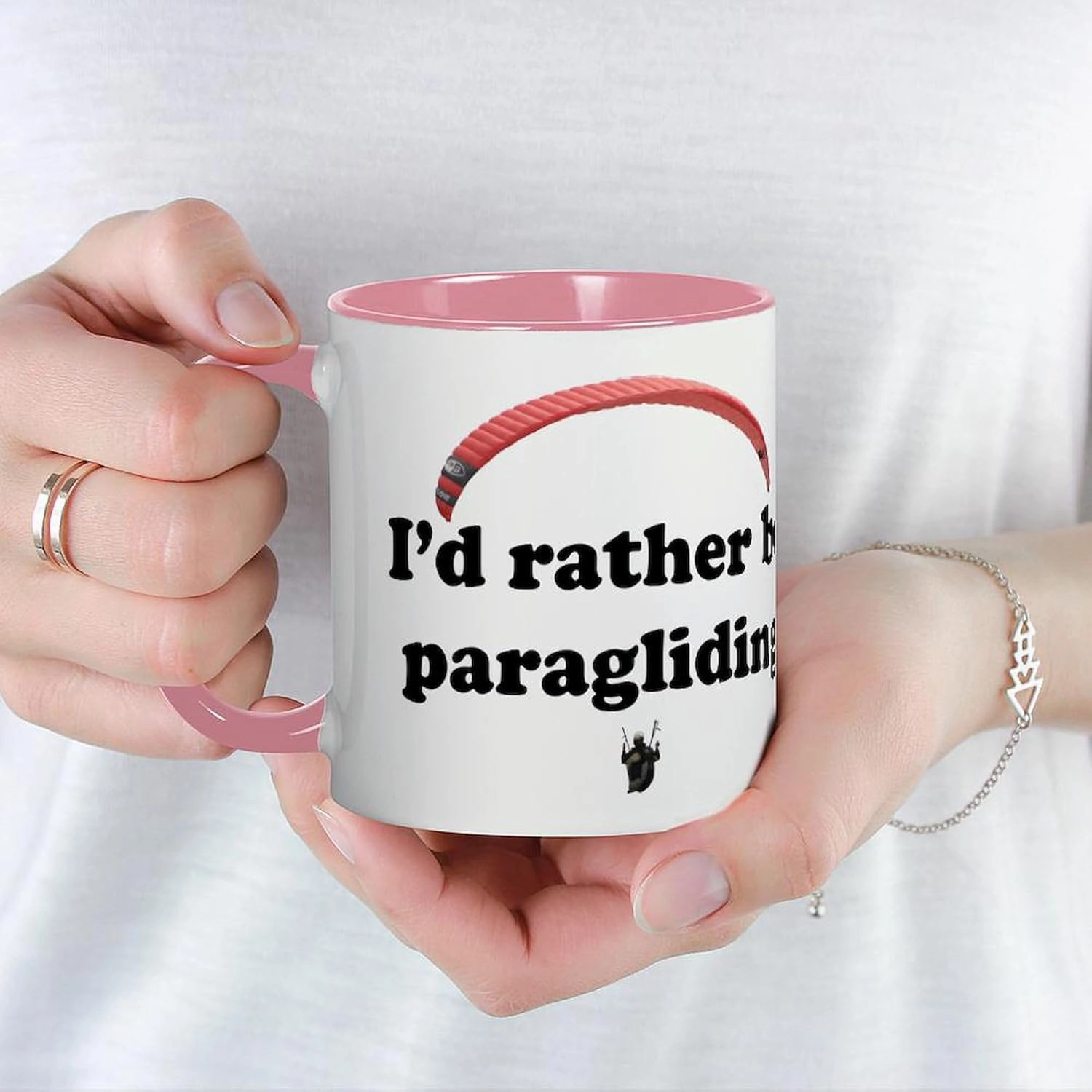 CafePress Paragliding Mugs 11 oz (325 ml) Ceramic Coffee Mug