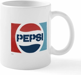 CafePress Pepsi Logo 11 oz (325 ml) Ceramic Coffee Mug
