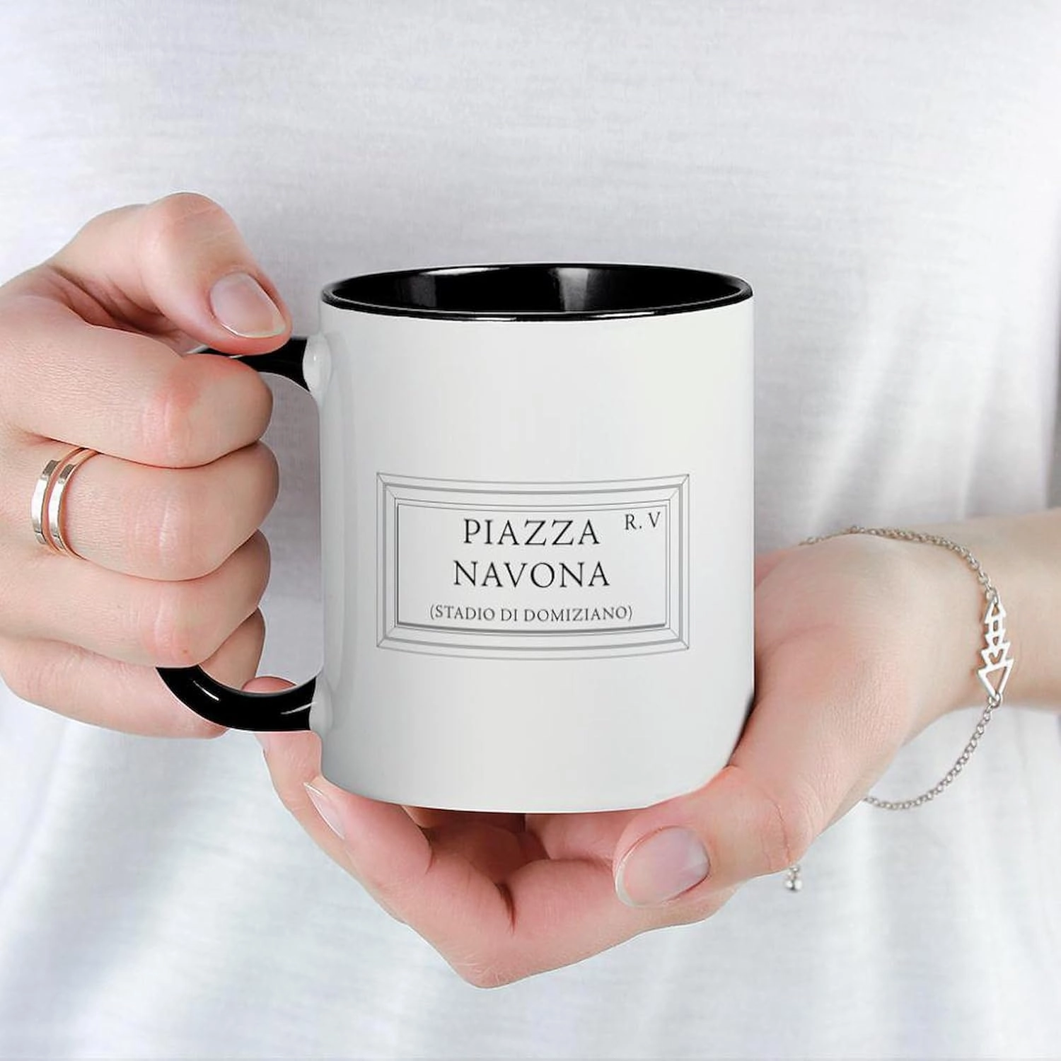 CafePress Piazza Navona, Rome Italy Mug 11 oz (325 ml) Ceramic Coffee Mug