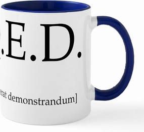 CafePress Qed Apparel Mug 11 oz (325 ml) Ceramic Coffee Mug