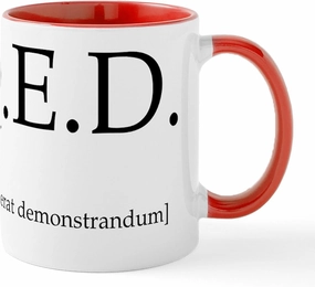 CafePress Qed Apparel Mug 11 oz (325 ml) Ceramic Coffee Mug