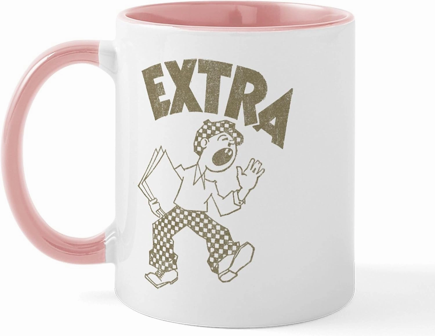 CafePress Retro Newsboy Mug 11 oz (325 ml) Ceramic Coffee Mug