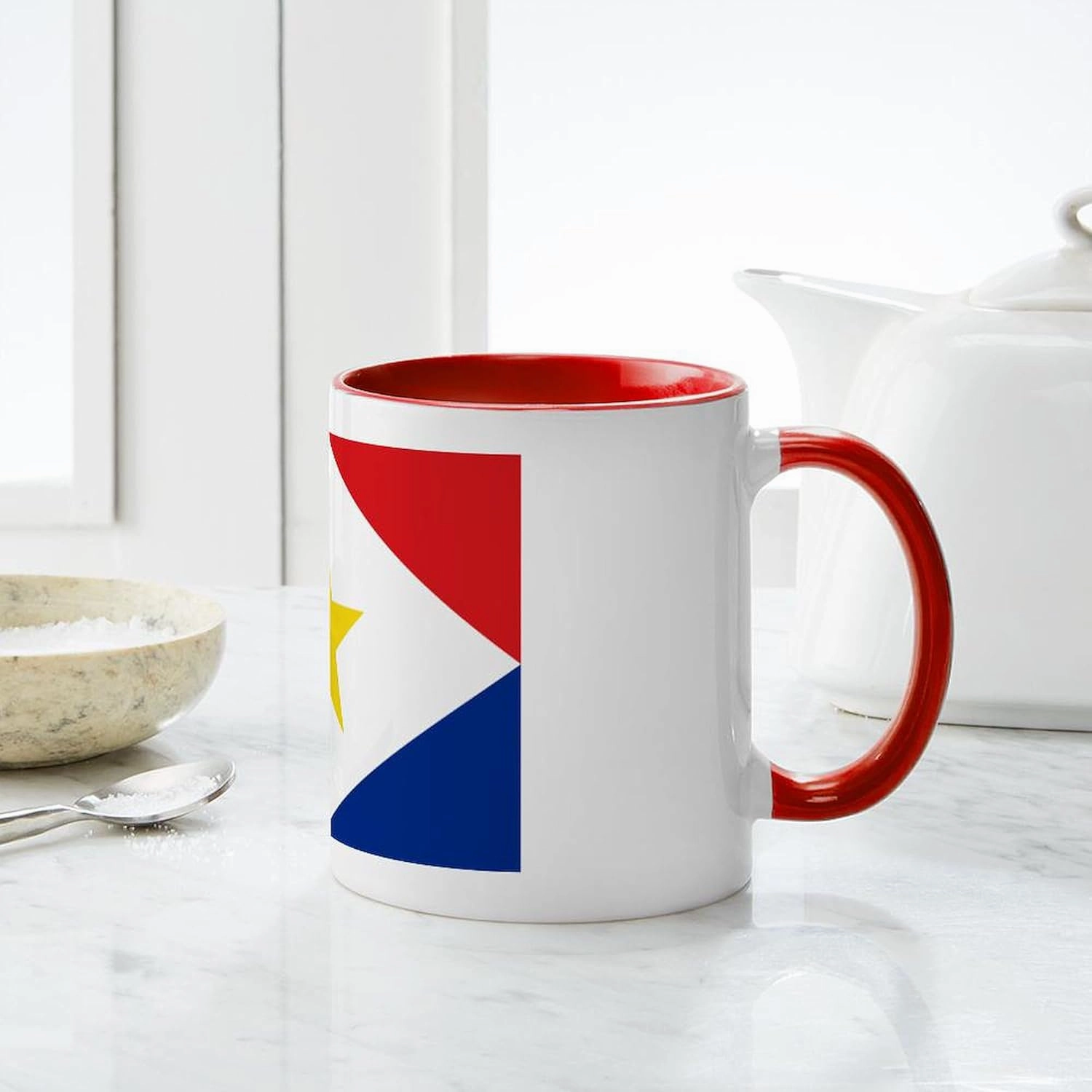 CafePress Saba Flag Mug 11 oz (325 ml) Ceramic Coffee Mug