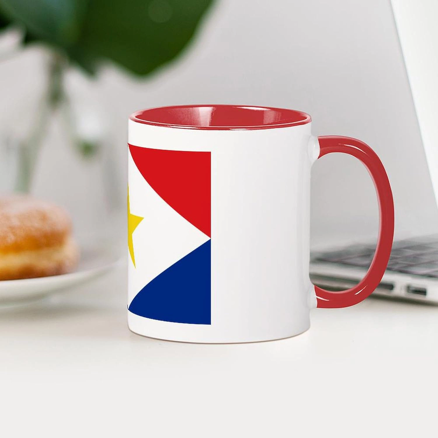 CafePress Saba Flag Mug 11 oz (325 ml) Ceramic Coffee Mug