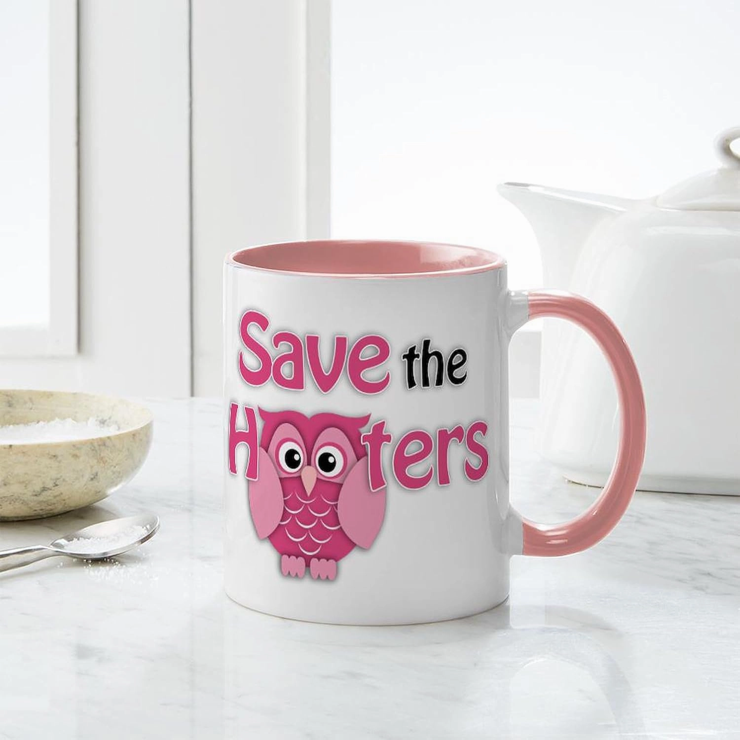 CafePress Save The Hooters Mug 11 oz (325 ml) Ceramic Coffee Mug