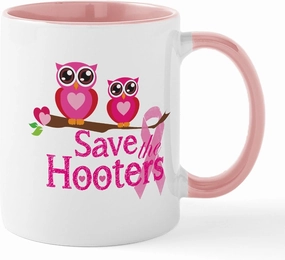 CafePress Save The Hooters Mug 11 oz (325 ml) Ceramic Coffee Mug
