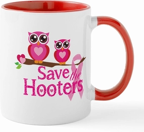 CafePress Save The Hooters Mug 11 oz (325 ml) Ceramic Coffee Mug