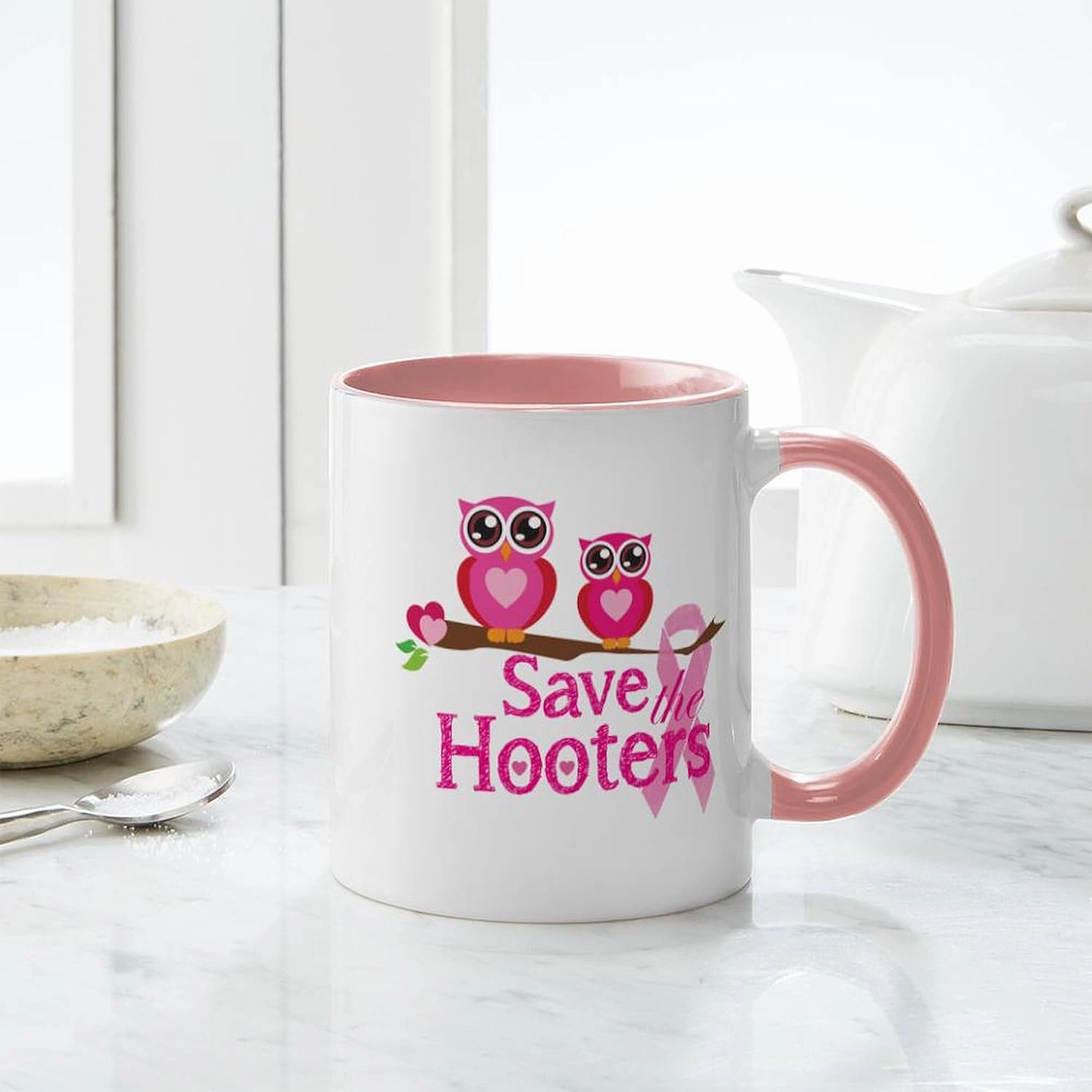 CafePress Save The Hooters Mug 11 oz (325 ml) Ceramic Coffee Mug