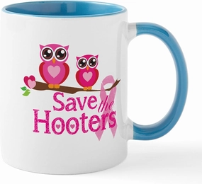 CafePress Save The Hooters Mug 11 oz (325 ml) Ceramic Coffee Mug