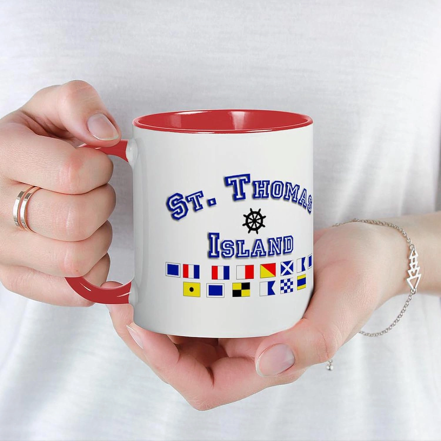 CafePress St. Thomas Island Mug 11 oz (325 ml) Ceramic Coffee Mug