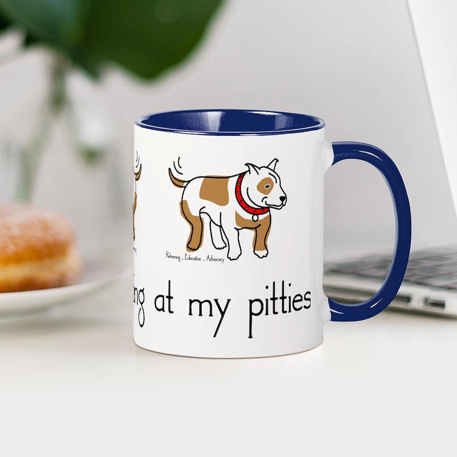 CafePress Stop_Staring_Tshirt Mug 11 oz (325 ml) Ceramic Coffee Mug
