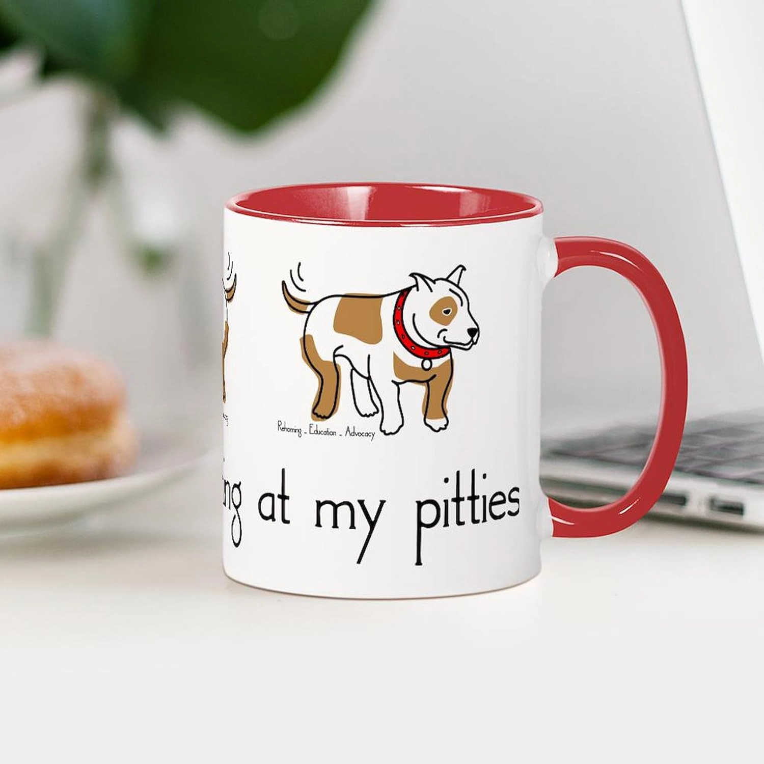 CafePress Stop_Staring_Tshirt Mug 11 oz (325 ml) Ceramic Coffee Mug