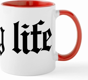 CafePress Thug Life, Gangster, Baby, G, Thug, Mug 11 oz (325 ml) Ceramic Coffee Mug
