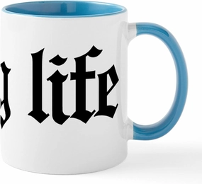 CafePress Thug Life, Gangster, Baby, G, Thug, Mug 11 oz (325 ml) Ceramic Coffee Mug