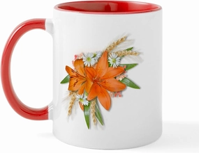 CafePress Tiger Lilies Mug 11 oz (325 ml) Ceramic Coffee Mug
