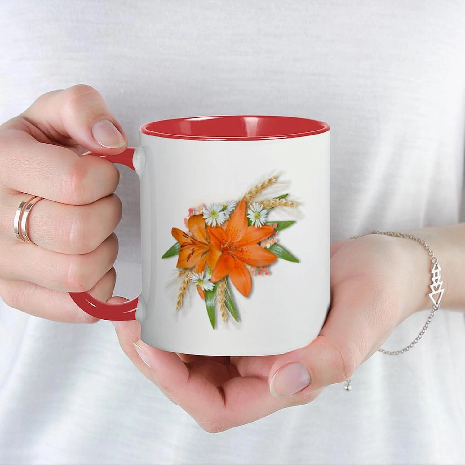 CafePress Tiger Lilies Mug 11 oz (325 ml) Ceramic Coffee Mug