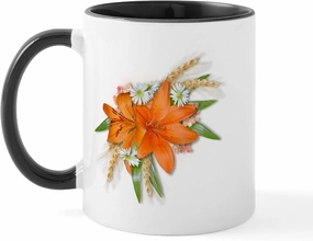 CafePress Tiger Lilies Mug 11 oz (325 ml) Ceramic Coffee Mug