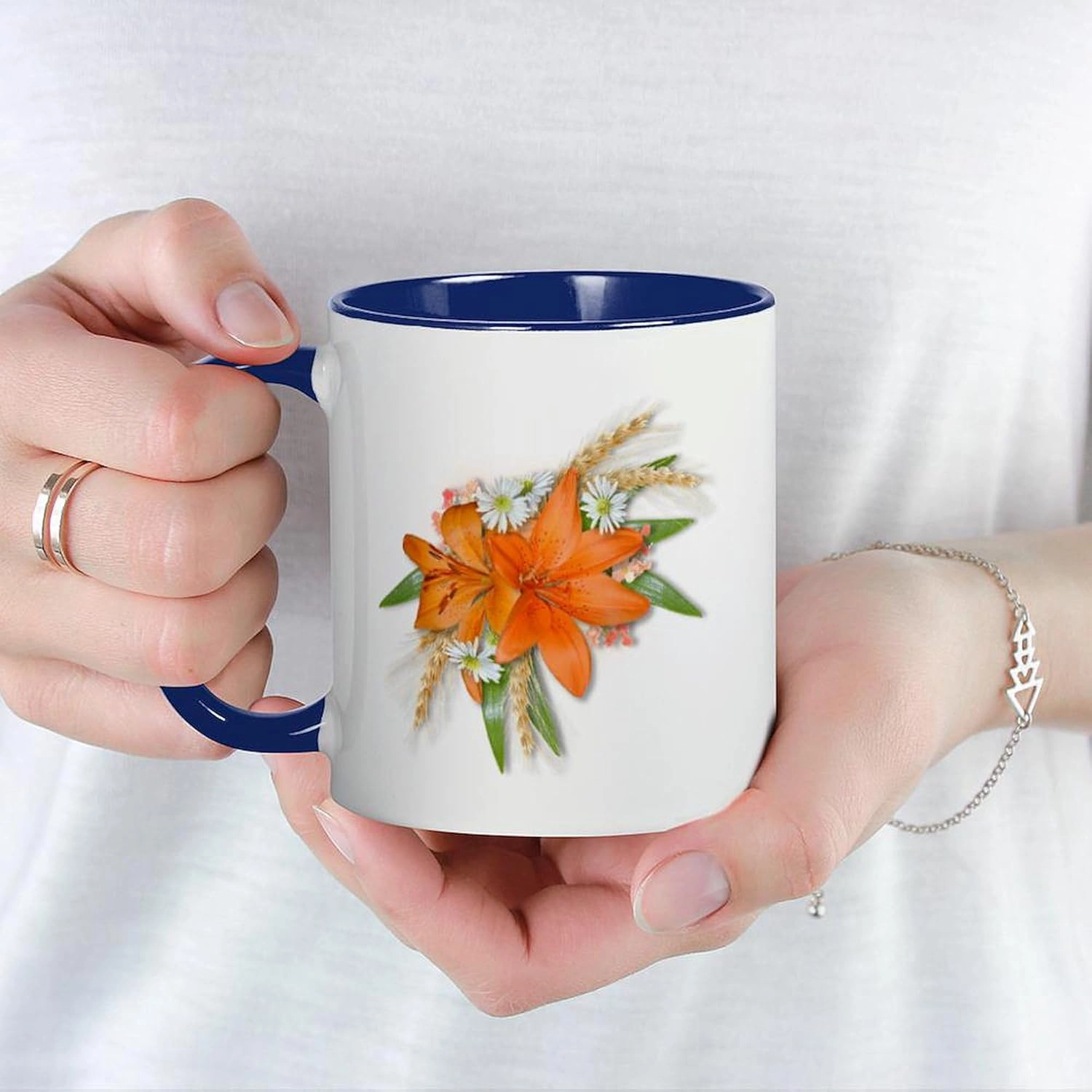 CafePress Tiger Lilies Mug 11 oz (325 ml) Ceramic Coffee Mug