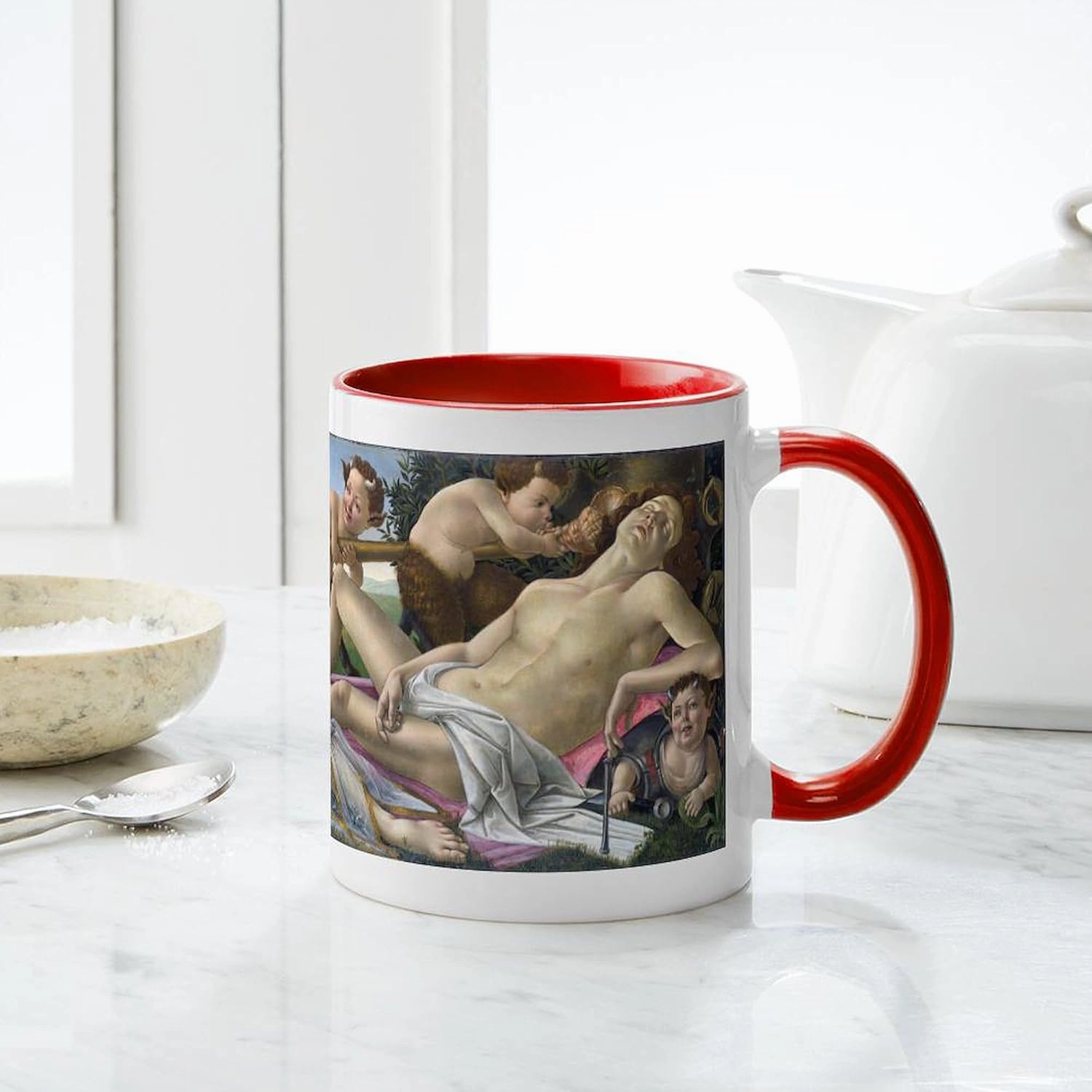 CafePress Venus And Mars (By Sandro Boticelli) Mugs 11 oz (325 ml) Ceramic Coffee Mug