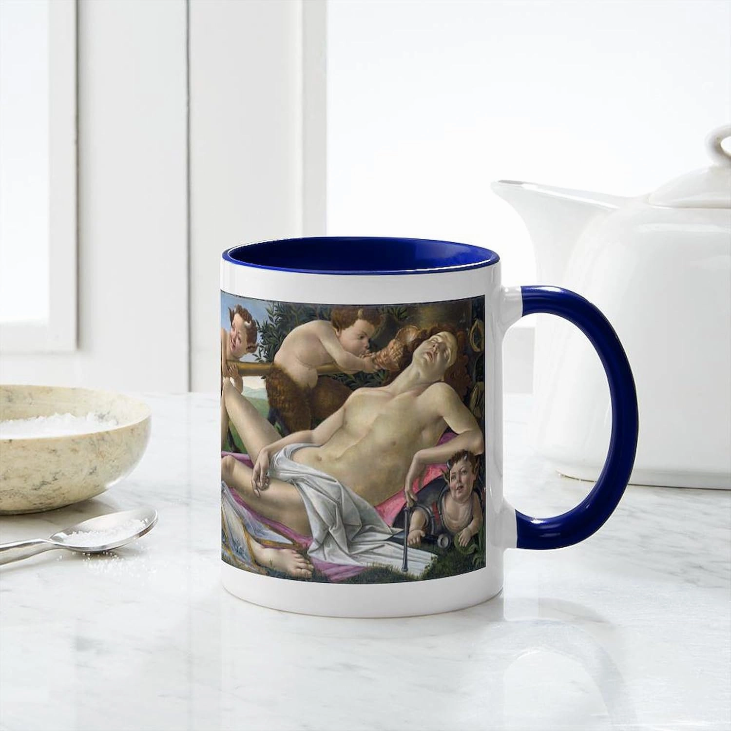 CafePress Venus And Mars (By Sandro Boticelli) Mugs 11 oz (325 ml) Ceramic Coffee Mug
