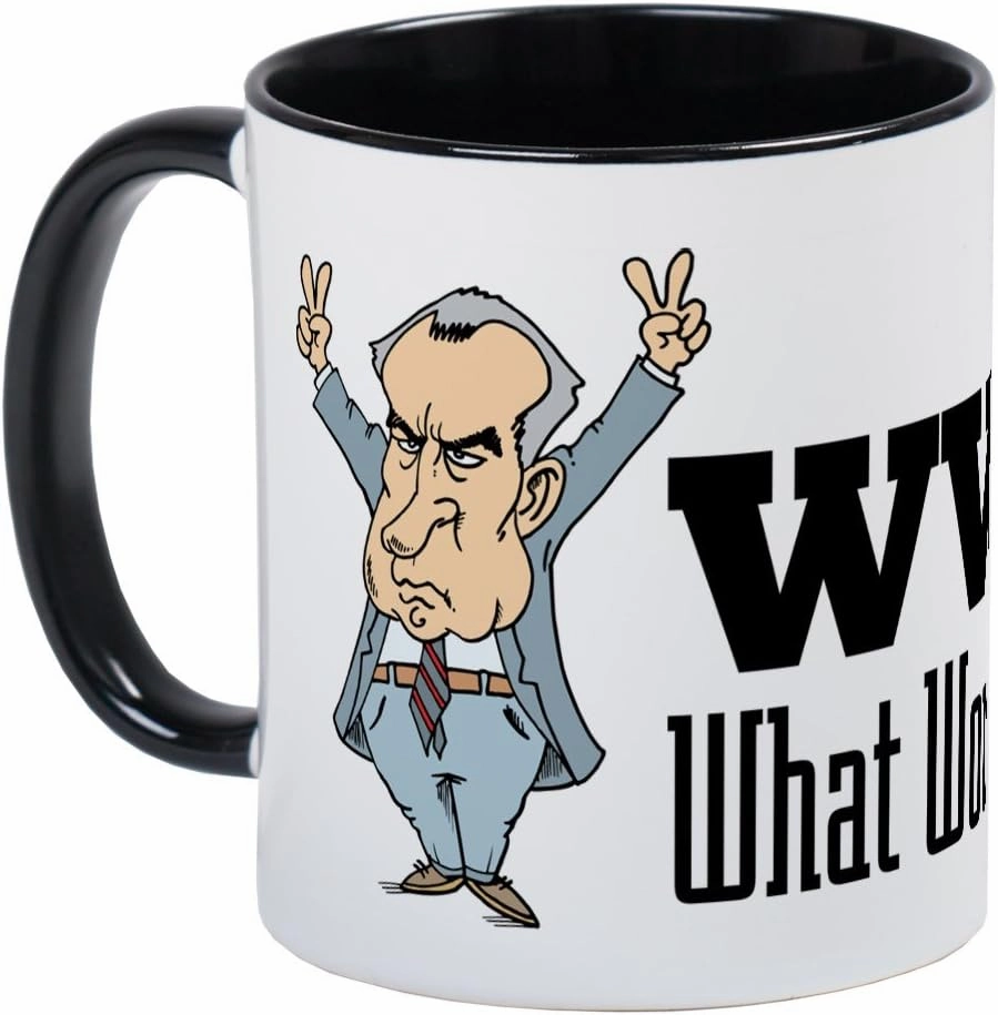 CafePress What Would Nixon Do Mug 11 oz (325 ml) Ceramic Coffee Mug