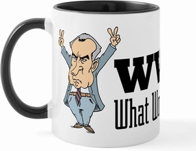 CafePress What Would Nixon Do Mug 11 oz (325 ml) Ceramic Coffee Mug