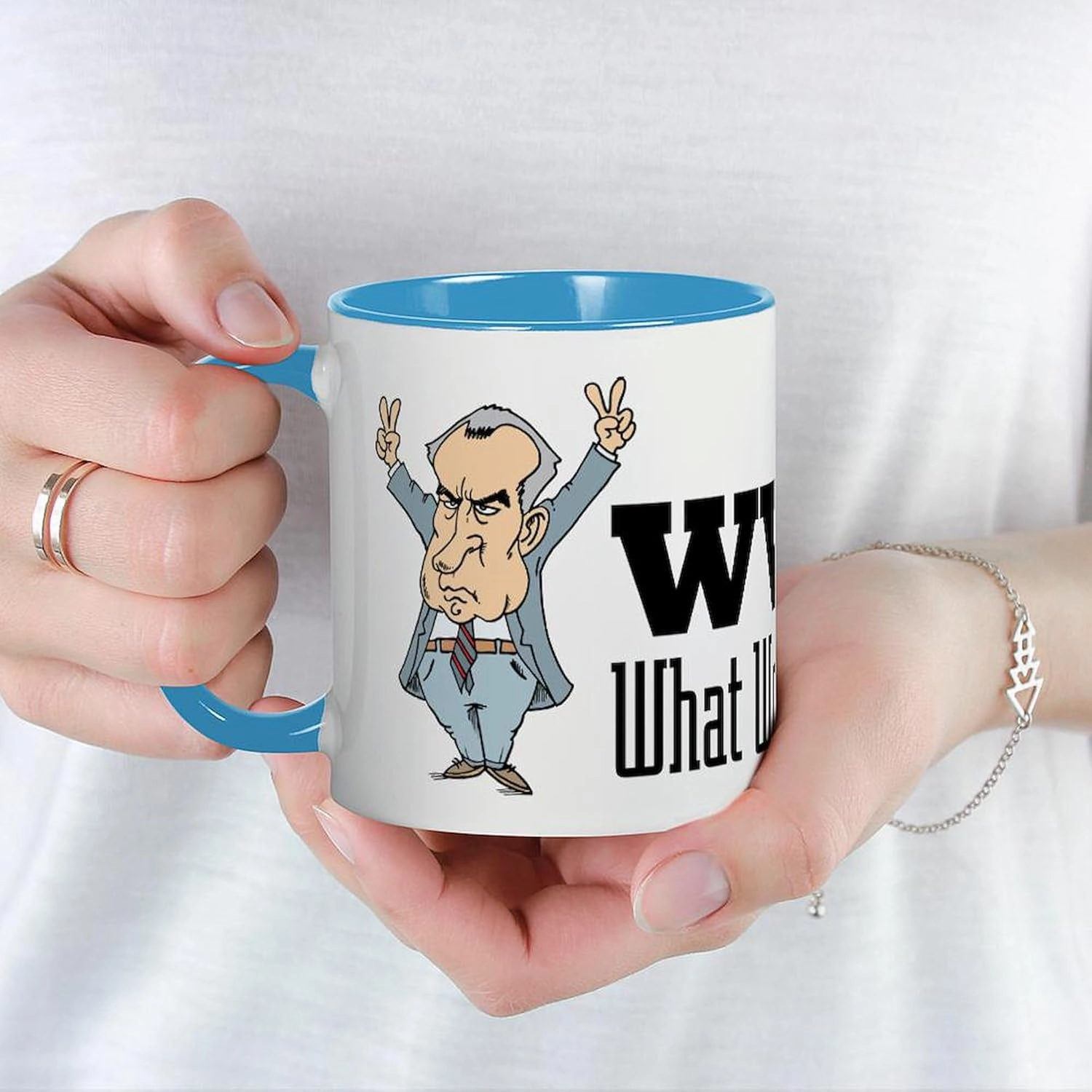 CafePress What Would Nixon Do Mug 11 oz (325 ml) Ceramic Coffee Mug