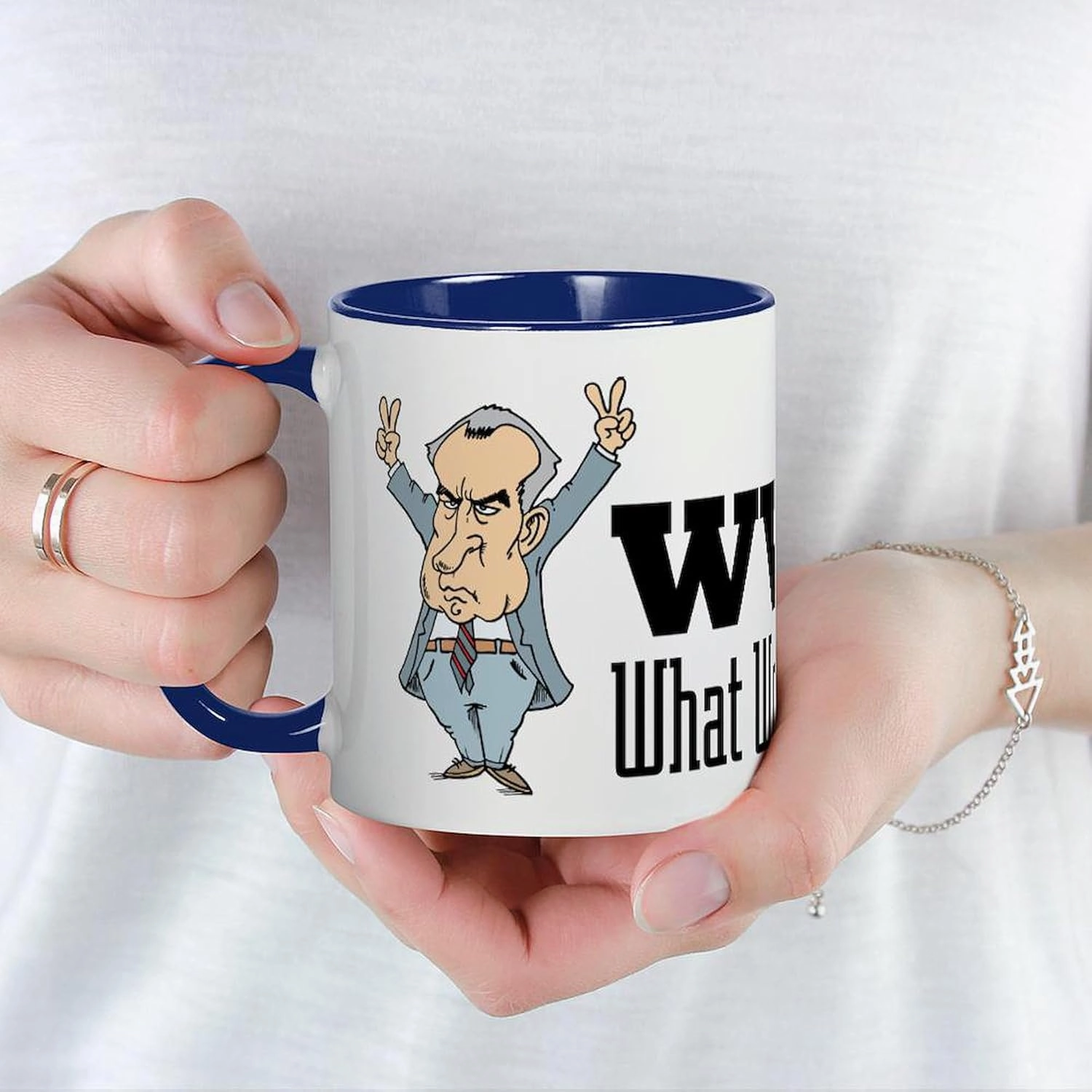 CafePress What Would Nixon Do Mug 11 oz (325 ml) Ceramic Coffee Mug