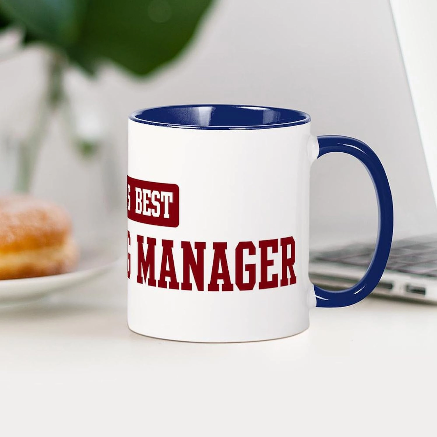 CafePress Worlds Best Marketing Manager Mug 11 oz (325 ml) Ceramic Coffee Mug