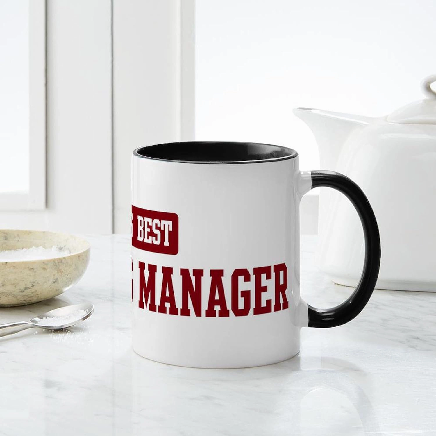 CafePress Worlds Best Marketing Manager Mug 11 oz (325 ml) Ceramic Coffee Mug