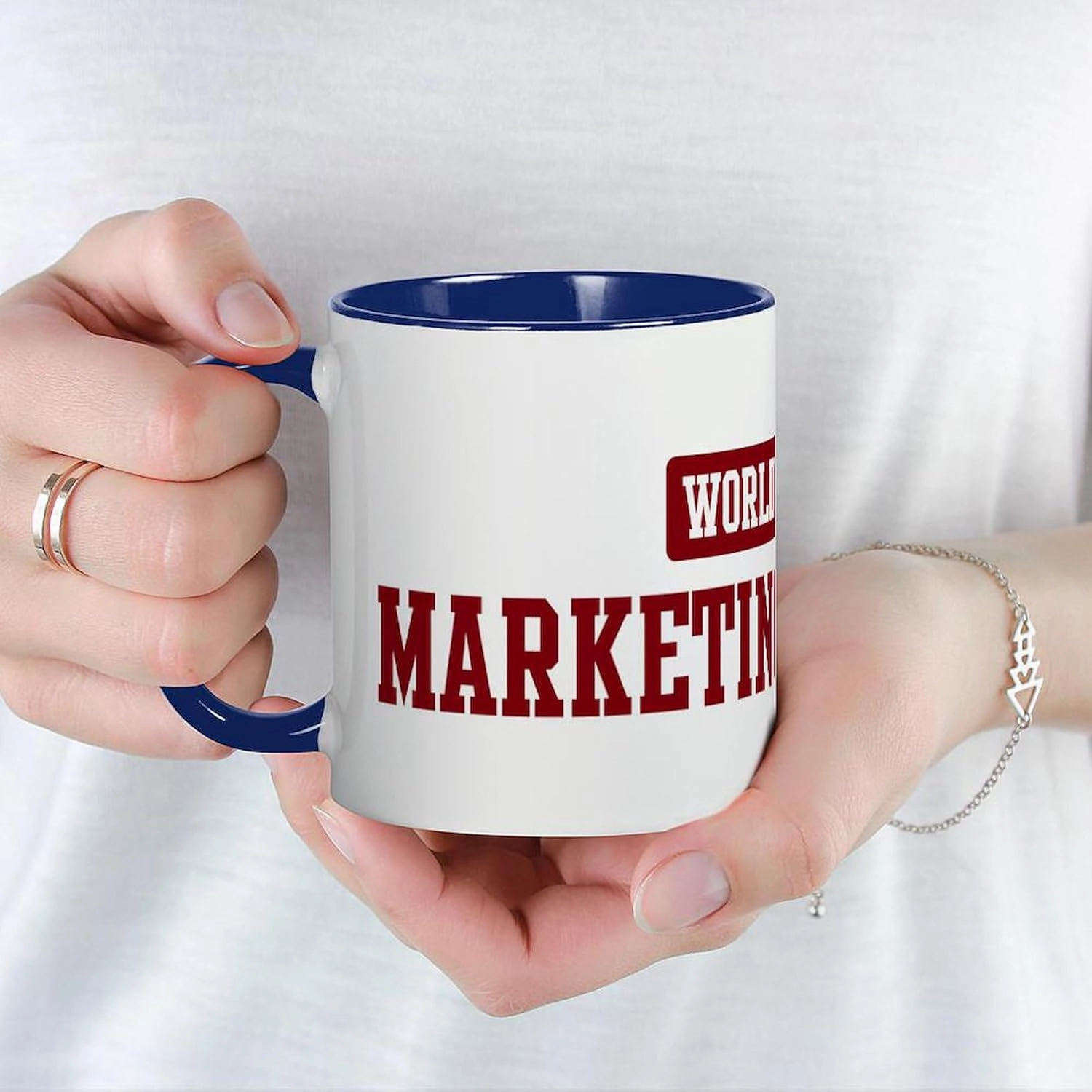 CafePress Worlds Best Marketing Manager Mug 11 oz (325 ml) Ceramic Coffee Mug