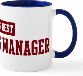 CafePress Worlds Best Marketing Manager Mug 11 oz (325 ml) Ceramic Coffee Mug