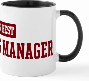 CafePress Worlds Best Marketing Manager Mug 11 oz (325 ml) Ceramic Coffee Mug