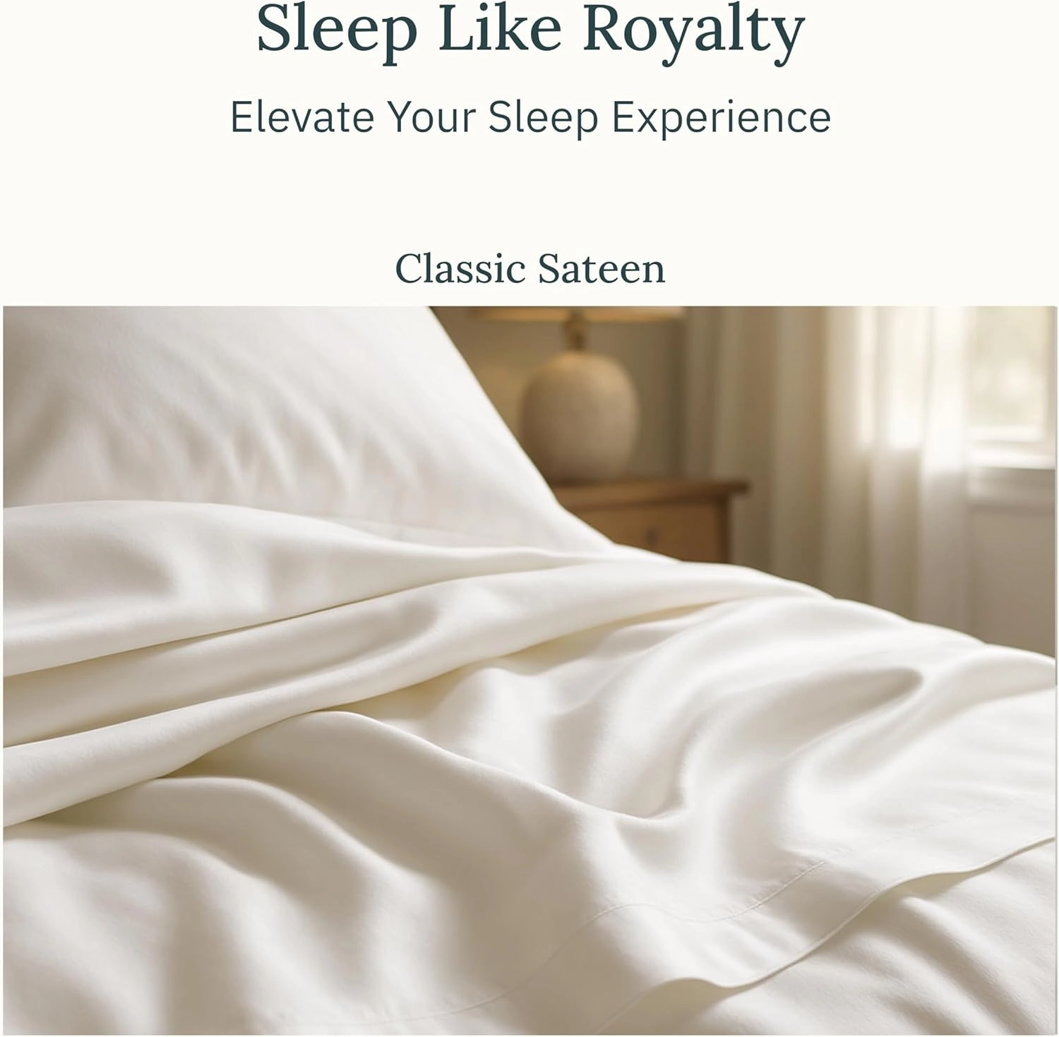 California Design Den Certified Luxury 100% Egyptian Cotton Sheets Set - California King Sheets Deep Pocket Set, Sateen Weave, Soft and Durable Luxury Bedding, Ideal for Hot Sleepers - Beige