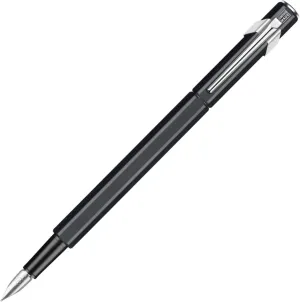 Caran d'Ache Fountain Pen, F, Fine Point, 849 0841-009, Black, Dual Use, Genuine Imported