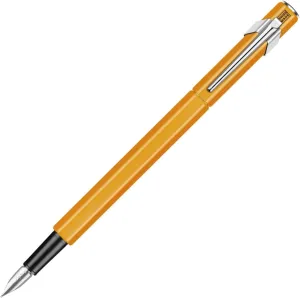 Caran d'Ache Fountain Pen, F, Fine Point, 849 0841-030, Fluorescent Orange, Dual Use, Genuine Imported