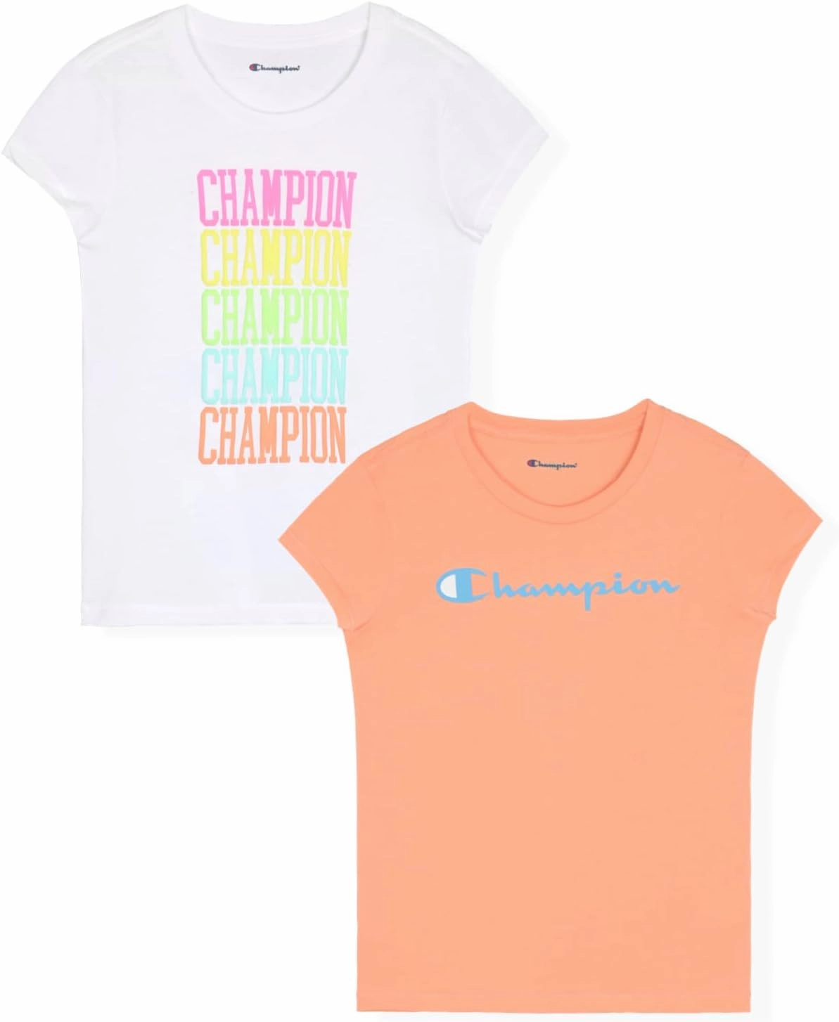 Champion Girls Tee Shirt for Kids Short Sleeve T-Shirt Girls Tops