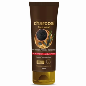 Charcoal Face Wash | Detoxifies Skin | Unclogs Pores | Lifts of Pollutants & Dirt - 100 ml