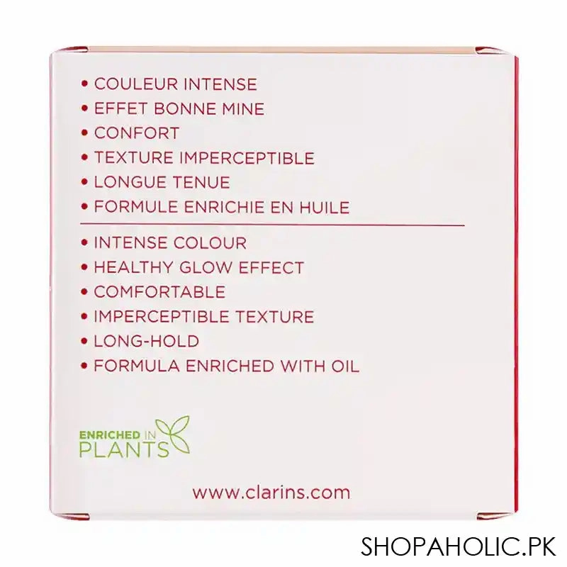 Clarins Paris Radiance & Color Long-Wearing Joli Blush, 03 Cheeky Rose