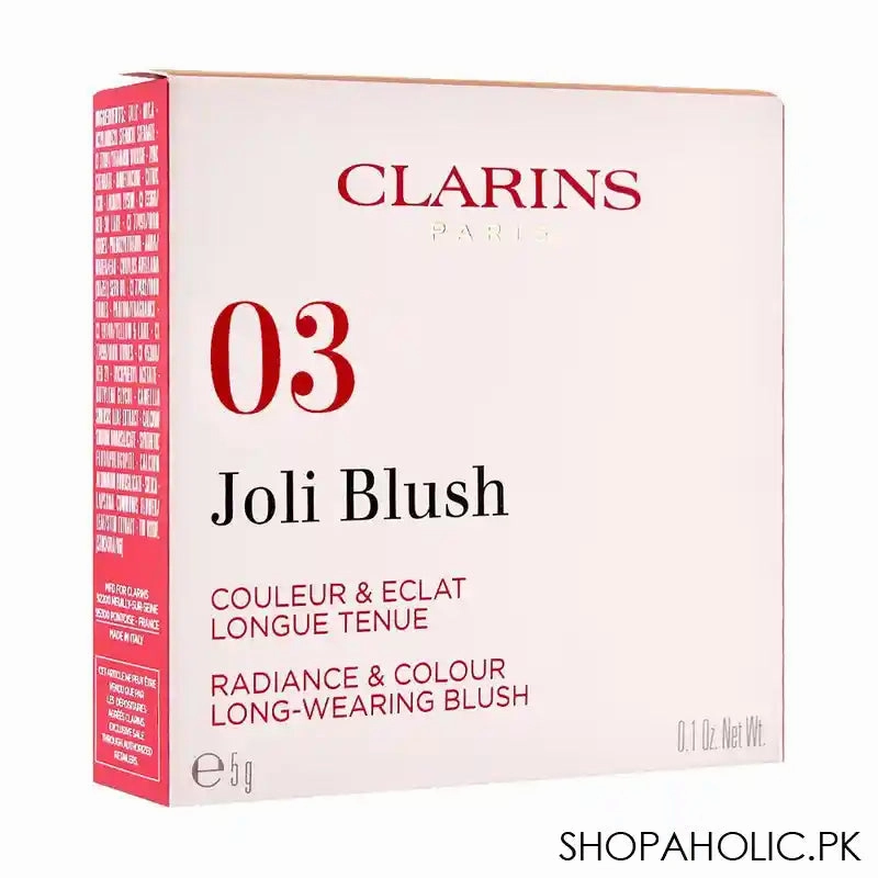 Clarins Paris Radiance & Color Long-Wearing Joli Blush, 03 Cheeky Rose