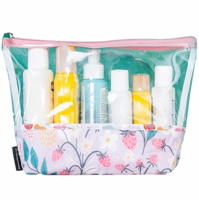 Clear Zip Kit - Lilac Garden