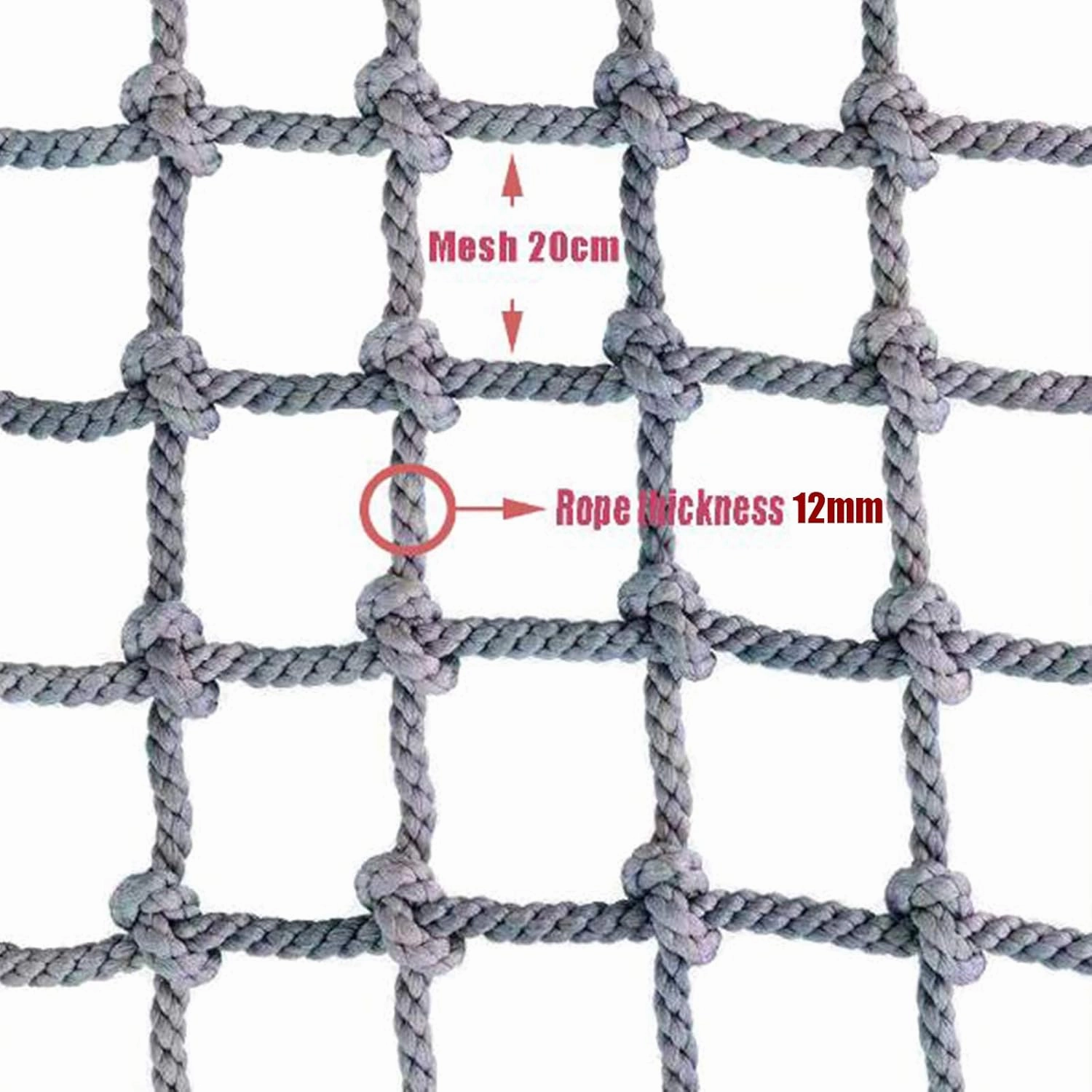 Climbing Net for Kids Outdoor - Heavy-Duty Safety Cargo Net Climbing Rope Net,Swing Sets for Backyard Playground Treehouse,100x300cm