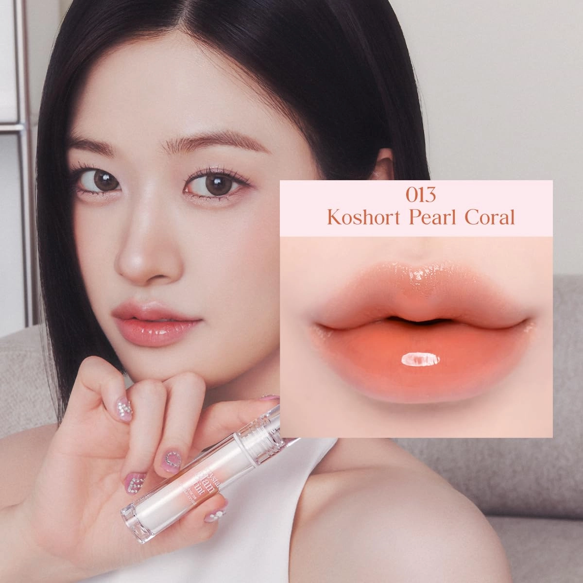 CLIO CRYSTAL GLAM TINT (013 KOSHORT PEARL CORAL)