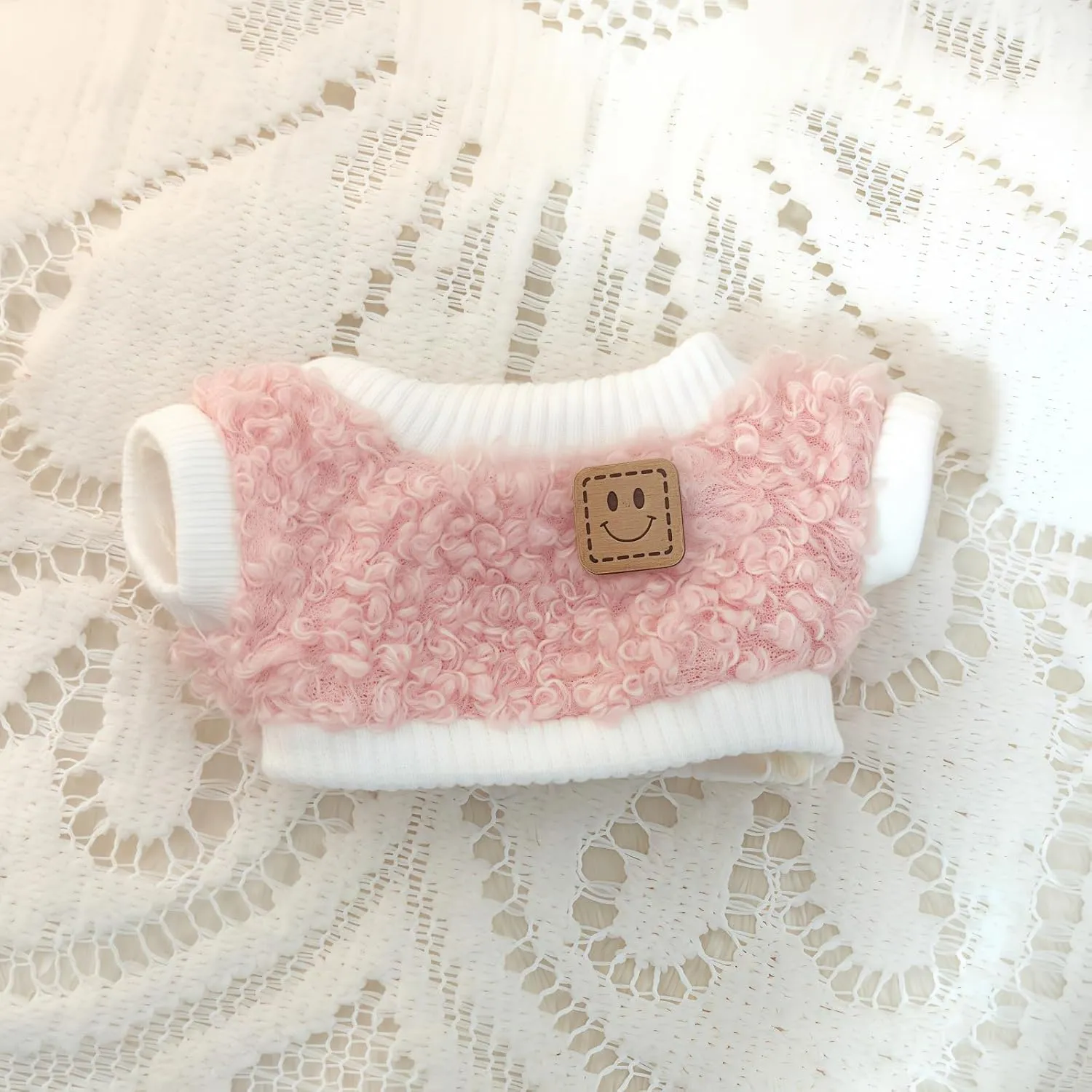 Clothes Set for Dolls Accessoriess (No Doll), Cute Kawaii Outfit Set 5 Pieces for 15cm 17cm Doll, Dress Up Doll Clothing Set Replacement with Hat Glasses Sweater Shoes