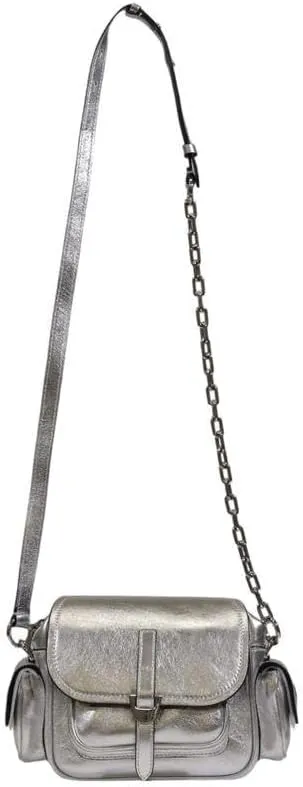 Coccinelle Silver Leather Women's Handbag