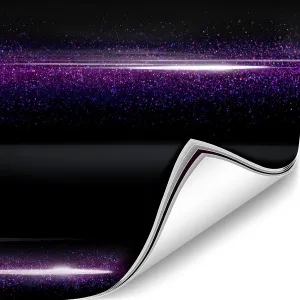 ColorFusion PPF by VViViD, Gloss Cosmic Purple Dry Apply PPF Vinyl Car Wrap Roll 1ft x 5ft